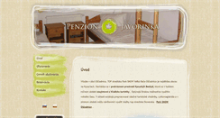 Desktop Screenshot of penzionjavorinka.sk