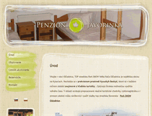 Tablet Screenshot of penzionjavorinka.sk